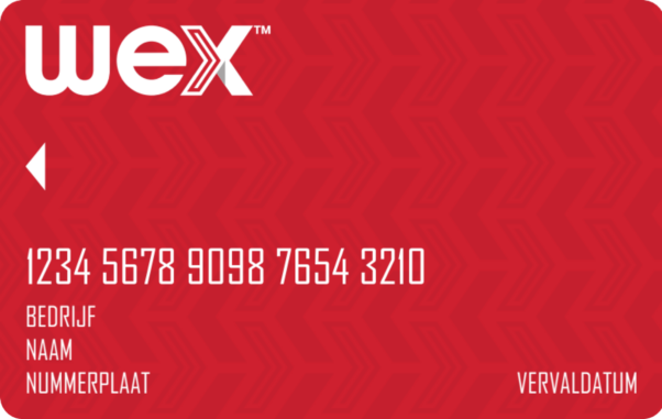 De WEX Card kaart