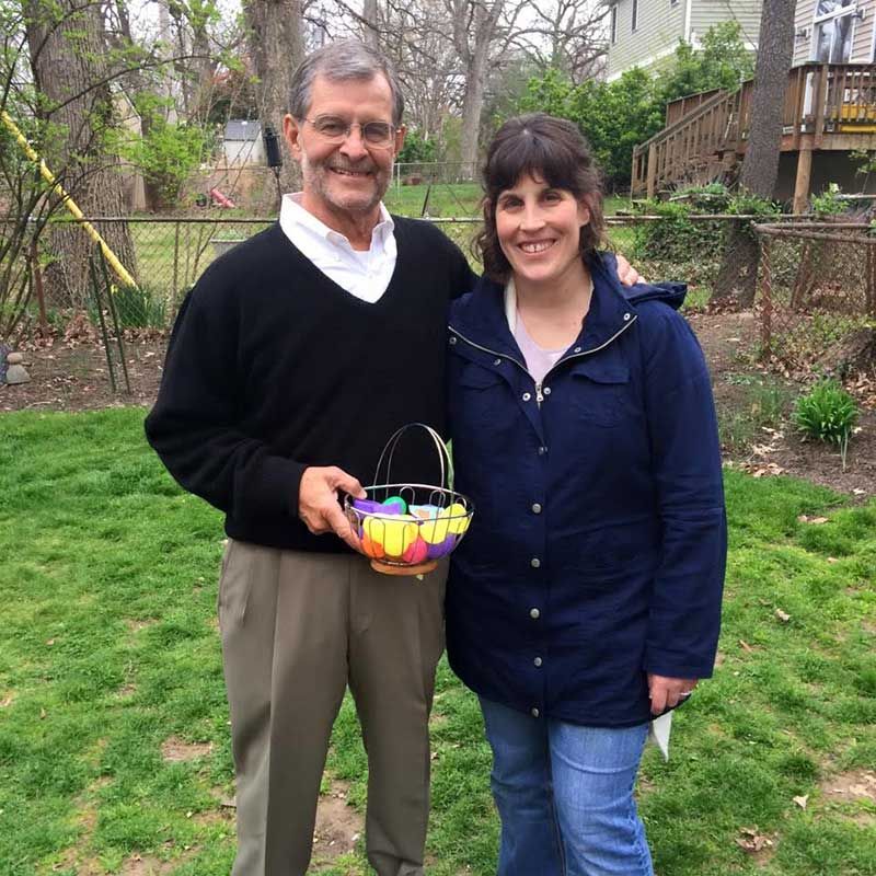 Melissa Dudley and Her Dad Today