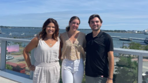 Summer interns on the deck WEX