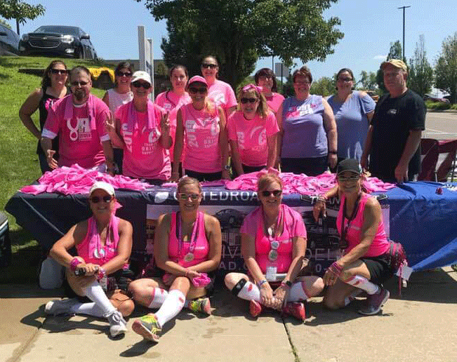 United Road sponsored the 3-day Susan B Komen Walk for over 7 years. Vickey walked in five of those.